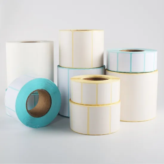 Wholesale Custom Printing Roll 4X6 Inch Direct Thermal Labels Clear Label Self Adhesive Sticker Shipping Label