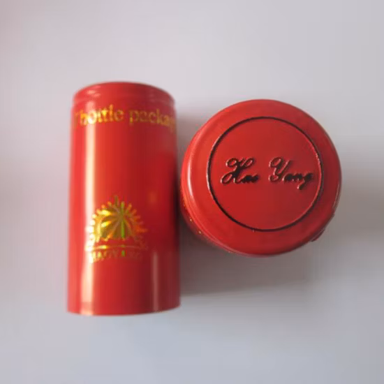 Green Matt PVC Shrink Capsules for Olive Oil Bottle Closure, 32.4X50mm