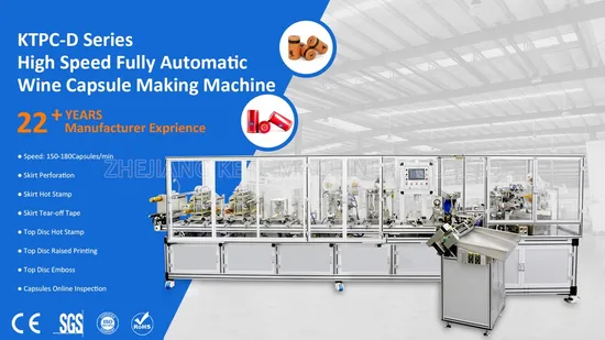 High Speed Wine Capsule Making Machine for PVC Heat Shrink Capsule Machine 