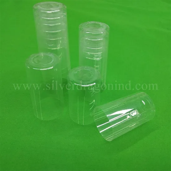 Customize Transparent PVC Shrink Capsule for Whisky Bottle Cap Sealing 