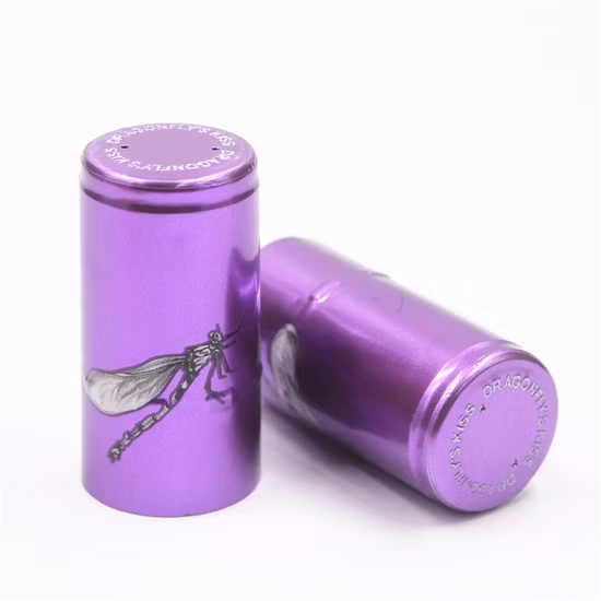 Stocked 30*60mm Polylaminate PVC Aluminum Wine Bottle Capsule
