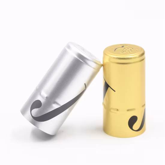 Custom Logo Metal Aluminum Foil Tin Heat Shrink Polylaminate Capsule for Wine Bottle