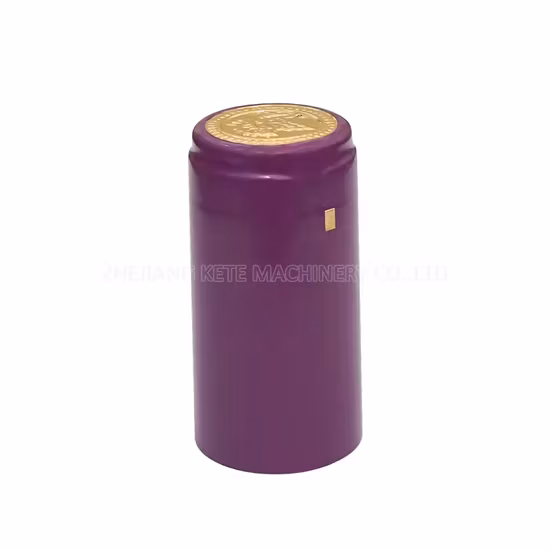 Matte Black Color Heat Sensitive Shrinkable PVC Wine Capsules