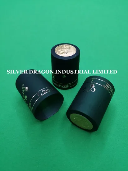 Golden PVC Shrink Olive Oil Capsules with Size of 32X50mm 